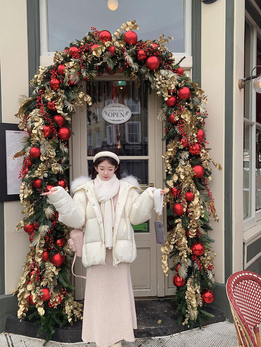 金蘑菇菇  冬日泡芙 新季yves羽绒服 / 三星90白鸭绒+山羊绒毛领 商品图1