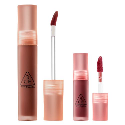 6942125288090 三熹玉3CE 水雾唇露含迷你唇露套组哑光雾面持久锁色口红唇彩 红栗色4.6g+【雾玫红1.5g迷你唇釉】 商品图0