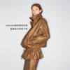 lost in echo2025早秋新款时髦复古机车风个性抽绳宽松皮夹克外套 商品缩略图1