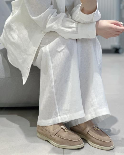 LP代工厂羊猄皮手抐牛筋底舒适乐福鞋 商品图7