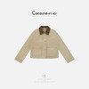 COCO ZONE 刘一一“柏利外套“100棉翻领前口袋外套CD2A1359 商品缩略图3