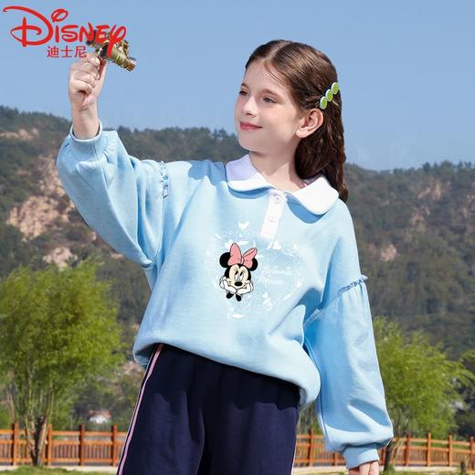 迪士尼女童卫衣春秋2023新款春季休闲儿童衣服洋气时髦女大童春装 商品图2