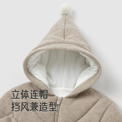 【高定系列】英氏儿童羽绒服羊毛羊绒冬季保暖羽绒外套连帽新款 商品图2