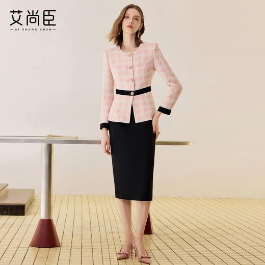 艾尚臣小香风千金套装小个子秋冬2025新款轻奢高级感羊毛职业西装 商品图4