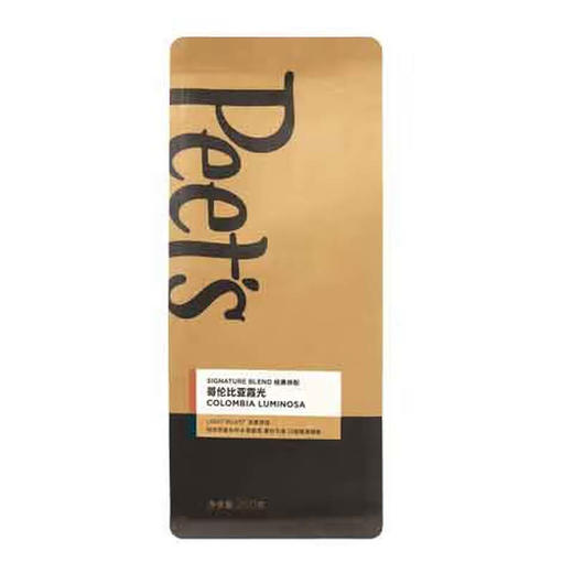 【删】Peet's Coffee皮爷哥伦比亚霞光精品咖啡豆新鲜烘焙意式手冲黑咖啡手磨250g 商品图0