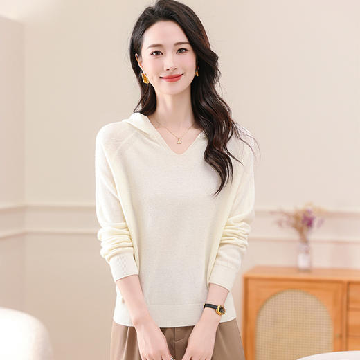 OSL 8517QY帽子衫羊毛套头打底衫羊毛衫 商品图1