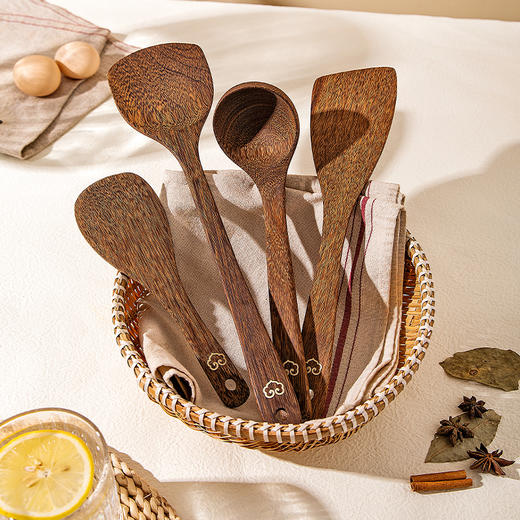 摩登主妇鸡翅木锅铲家用耐高温不粘锅专用炒勺厨具木质炒菜木铲子 商品图1