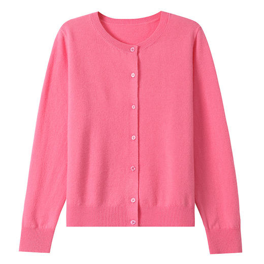 OSL 8519QY羊毛纯色开衫宽松加厚宽松毛针织外套 商品图4