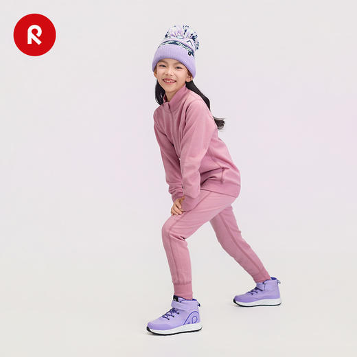 芬兰reima2025秋冬新品男女儿童中童羊毛保暖抓绒弹力针织长裤子 商品图3