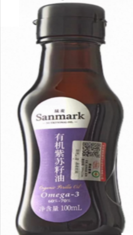 晟麦有机紫苏籽油小油瓶*5瓶装