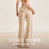 跃牌【禅语梵心】高腰抽绳健身花边速干瑜伽裤宽松休闲长裤跑步运动瑜伽裤女CK3338 商品缩略图4