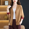 漂亮洋气撞色，针织开衫外搭时尚CC-26-9086 商品缩略图1