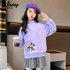 迪士尼女童卫衣秋冬加绒加厚儿童保暖衣服冬季小女孩洋气上衣冬装 商品缩略图1