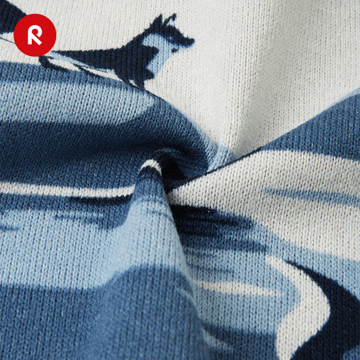 芬兰reima2025秋冬新品男女儿童小童印花抓绒保暖舒适开衫卫衣 商品图4