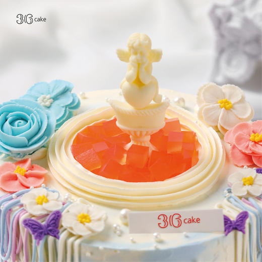 莫奈花园·杏子鲜果奶油蛋糕，可选1/1.5/2.5/3.5/6磅 商品图2