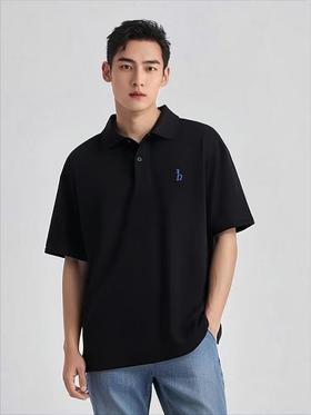 【孤品捡漏】HAZYS G234男款翻领短袖T恤-喜出