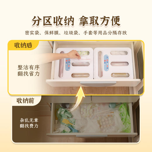 【收纳盒+密封袋90只+保鲜膜罩50只】易优家4in1收纳盒系列 商品图2