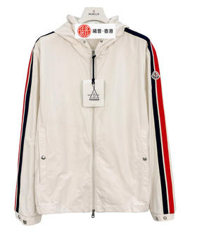 男款织带风衣连帽外套018