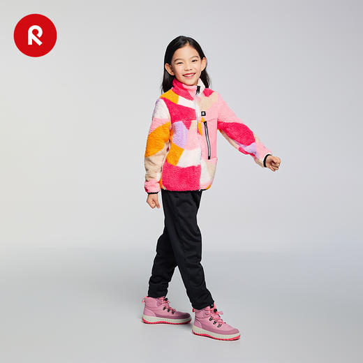 芬兰reima2025秋冬新款男女儿童大童加绒保暖舒适运动摇粒绒外套 商品图4
