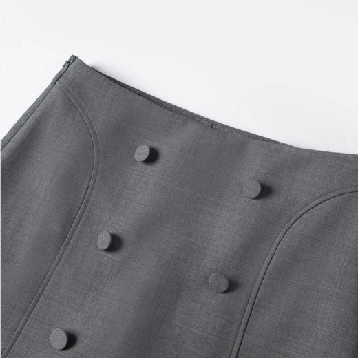 HERLIAN2025年秋季新品女士半裙双排扣设计超短裤裙 商品图3