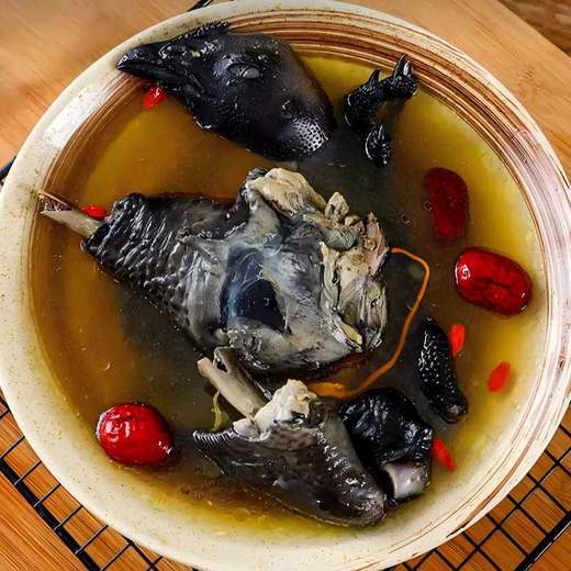 【好鸡炖好汤，汤甜肉也香】伏牛山散养白羽乌鸡1000g/只 顺丰冷链 养足180天 商品图5