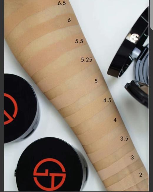 优选丨阿玛尼 权利无瑕持妆黑气垫粉底霜9g#2 #3 #5.5 商品图5