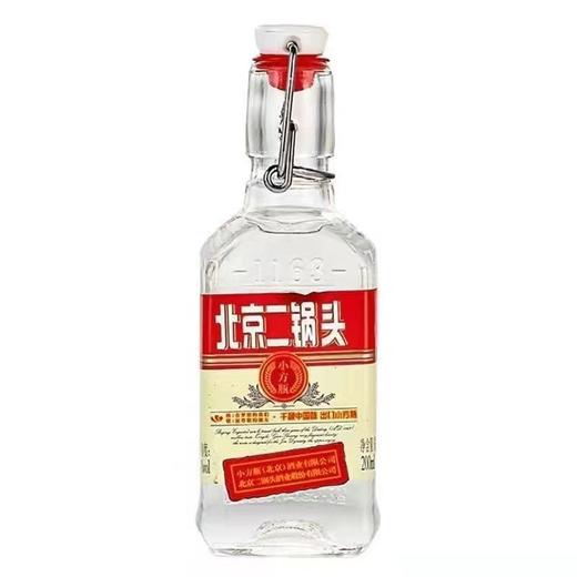 [白酒]北京二锅头红标小方瓶42度200ml【小瓶】 商品图0