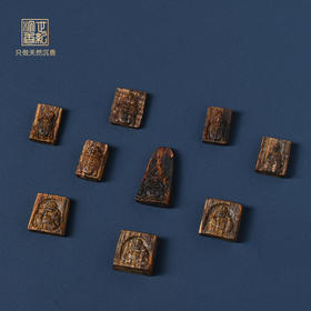 奇楠·观音弥勒丨天然芽庄白奇楠雕件 沉水级丨合集