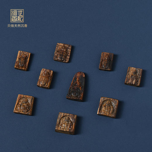 奇楠·观音弥勒丨天然芽庄白奇楠雕件 沉水级丨合集 商品图0