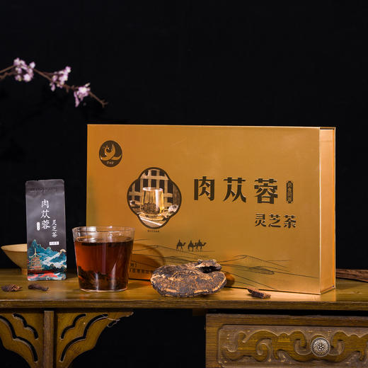 【新疆肉苁蓉】肉苁蓉灵芝茶 15g*30袋/盒 商品图3