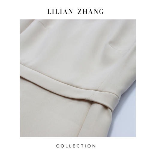 轻礼服-收藏级-轻奢气质时尚法式A字过膝女士设计师连衣裙2101052 商品图4