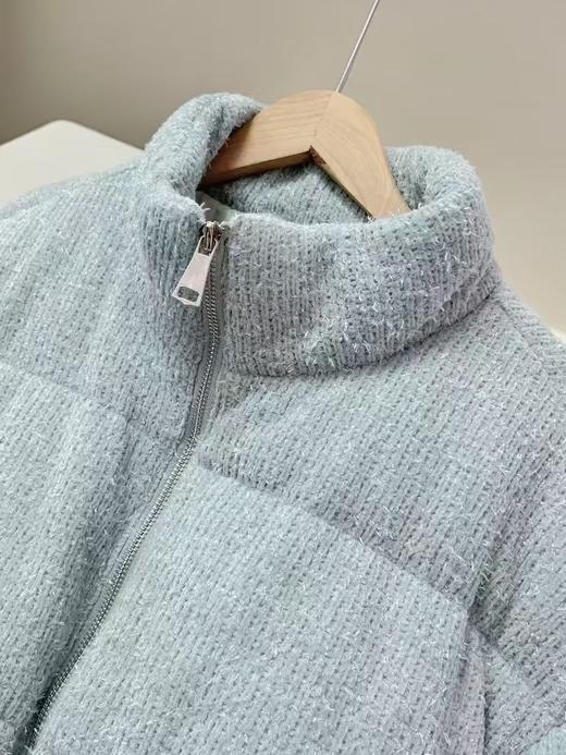 【孤品捡漏】（绒子含量85%）G248水绿色小香风羽绒服-喜出 商品图2