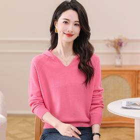 OSL 8517QY帽子衫羊毛套头打底衫羊毛衫