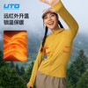 UTO/悠途女士向峰悦山外套春秋时尚纯色拉链连帽衫跑步吸汗快干 商品缩略图1