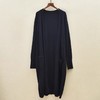 【孤品捡漏】G178黑色口袋款针织长款开衫-喜出 商品缩略图1