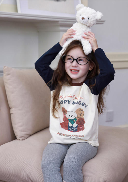 （两件加入购物，满减到手39.9两件）西蒙日记·儿童卡通插肩袖百搭T恤 商品图8