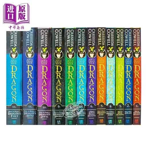 预售 【中商原版】驯龙高手原著英版套装 英文原版原著小说书籍 How to Train Your Dragon 驯龙高手龙鳞版 驯龙高手英文版 可搭哈利波特 商品图5