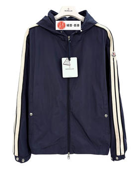 男款织带风衣连帽外套018