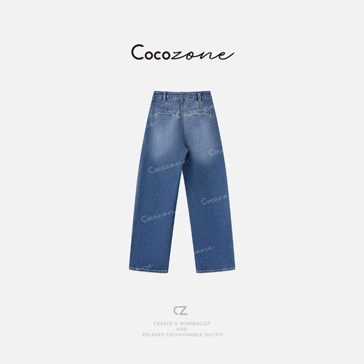 COCO ZONE 刘一一”匠心牛仔裤“水洗自然质感牛仔裤 CD1A1217 商品图1