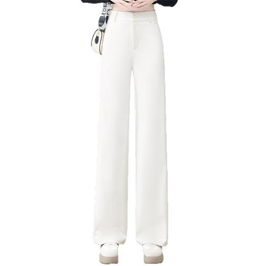 YM MSN25183高端窄版阔腿裤时尚垂感高腰宽松新款直筒裤 商品图4