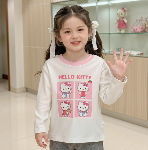 西蒙日记亲子款纯棉长袖T恤CY01CX （两件起拍 单拍不发货）★ 商品图4