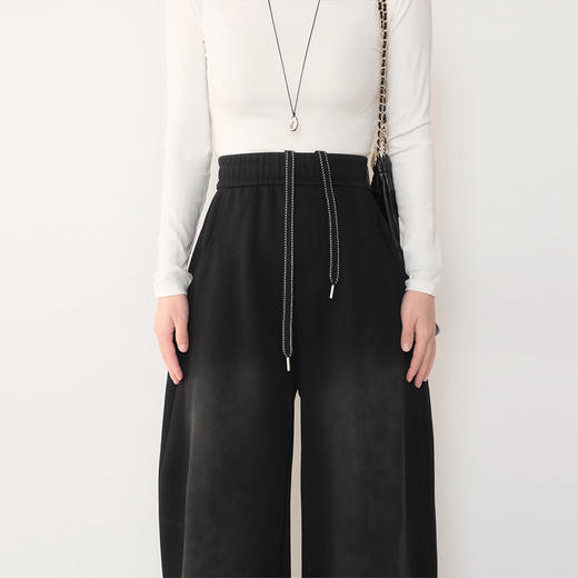 ¹男姐同款【水洗棉弯刀裤】松弛感 重磅垂顺 腰部抽绳设计 穿着舒适 满满的设计感CF01-CR-HZJY 商品图6