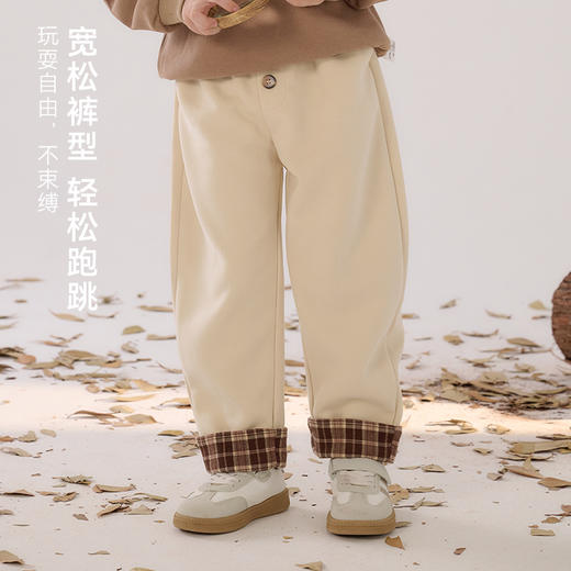 【7A抗菌】棉花堂美拉德复古休闲童装裤——FA52068 商品图3