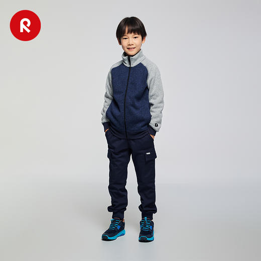 芬兰reima2025秋冬新品男女中童保暖可机洗运动抓绒针织开衫卫衣 商品图2