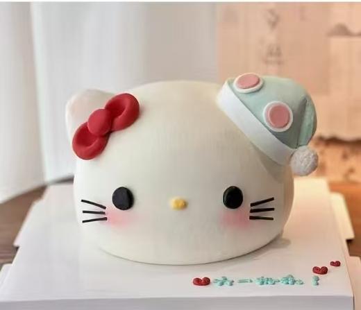 多款式~微加高hellokitty猫小帽子卡通小动物蛋糕-低糖处理无添加 商品图0