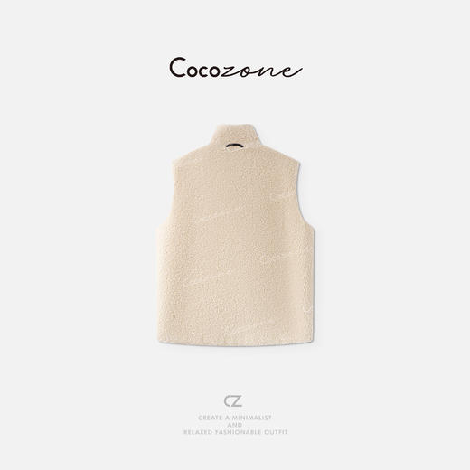 COCO ZONE 刘一一“寒冬”绵羊毛混纺双面穿马甲 CD1A1313 商品图1