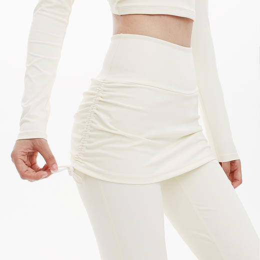 跃牌【禅语梵心】高腰缩褶提臀裸感瑜伽裤屁帘跑步运动裤包臀健身喇叭裤CK5591 商品图3