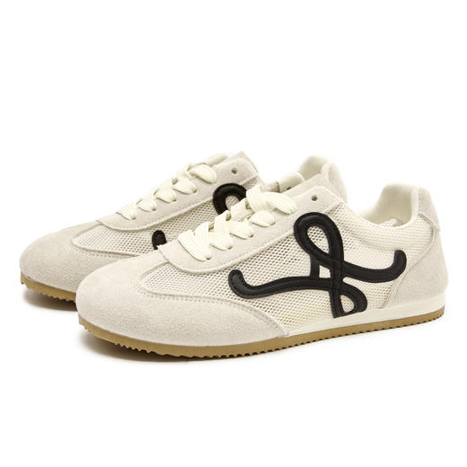 西遇复古德训鞋女新款春夏爆款美式百搭运动鞋轻便休闲鞋D0156606 商品图6