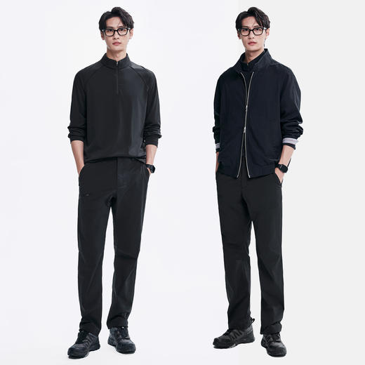 棉仓366818018-考杜拉纸感尼龙户外软壳长裤 商品图4