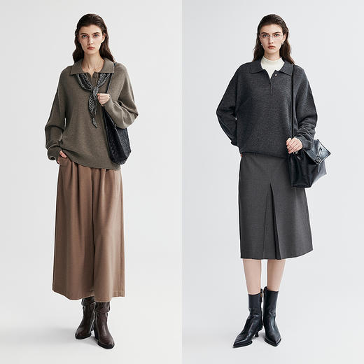 棉仓366605053-全羊毛POLO针织衫 商品图4